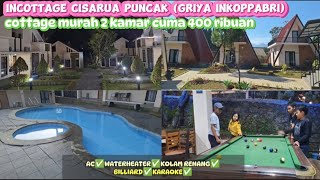 INCOTTAGE CISARUA PUNCAK REDPARTNER  REVIEW COTTAGE MURAH DI PUNCAK  GRIYA INKOPPABRI [upl. by Eirual239]