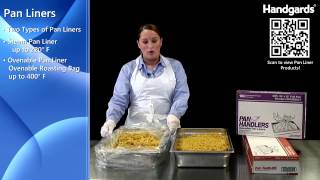 Handgards®  How to use Pan Liners [upl. by Neelav615]