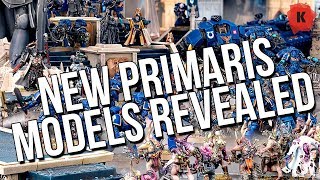 Primaris Space Marine Chaplain Apothecary and Aggressors Models Revealed [upl. by Aicinod]