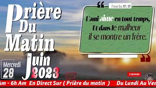 LAMITIE EST SACREE  MERCREDI 28 JUIN 2023  PRIERE DU MATIN  FRERE BIGOT LUXONER [upl. by Adnael205]