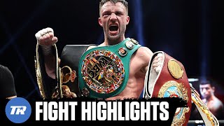 Josh Taylor Gets Knocked Down Rallies Retains Undisputed Titles in Fight of the Year  HIGHLIGHTS [upl. by Theresa]