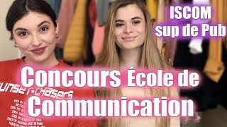 Concours Ecole de Communication  ISCOM SUP DE PUB [upl. by Uliram]