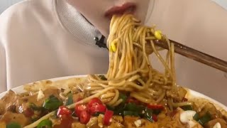 Chinese noodles eating showFrom Kuai [upl. by Burchett331]