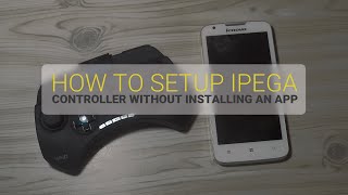 How to setup ipega bluetooth controller the easy way [upl. by Rehprotsirhc]