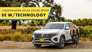 2024 Volkswagen Atlas Cross Sport SE wTechnology Review [upl. by Halehs448]