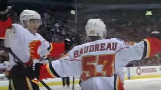 Johnny Gaudreau’s First NHL Goal [upl. by Ahab]