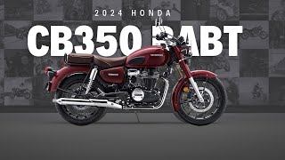 MORE CLASSIC 2024 NEW HONDA CB350 BABT OFFICIALLY RELEASED [upl. by Anael289]