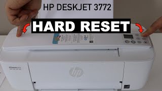 HP DeskJet 3772 Hard Reset  Fix Many Printer Problems [upl. by Repard]