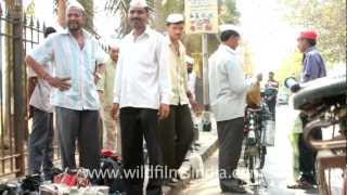 The lunch delivery of the dabbawalas of Mumbai [upl. by Nire]