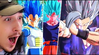 NEW BEAST GOHAN SSBK GOKU and SSBE Vegeta LF REACTION in Dragon Ball Legends Festival 2023 [upl. by Gardas]