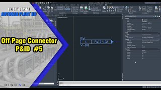 Autocad PampID Drawing  Off Page Connector 05 [upl. by Cornell918]