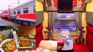 TransSiberian Railway Winter Journey  part 8 Ekaterinburg  Moscow on TKC Premium Train № 059Е [upl. by Orlan]