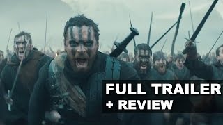 Macbeth 2015 Official US Trailer  Trailer Review  Michael Fassbender  Beyond The Trailer [upl. by Hedy161]