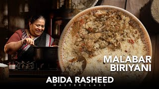 Abida Rasheed Malabar Chicken Biriyani Recipe  English Cooking Masterclass [upl. by Demetri]