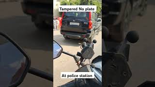 Issue challan scorpio black policestation challan ram viralshort short [upl. by Kelda331]