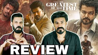 The GOAT Movie REVIEW Malayalam  Thalapathy Vijay Theatre Scene Cameo Venkat  Entertainment Kizhi [upl. by Sill]