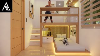 Extraordinary Loft Bed Idea for Small Rooms [upl. by Edgerton]