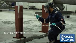 FIRETEX® FX6010  Intumescent Fire Protection Product Demo [upl. by Yonita]