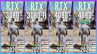 RTX 3080 vs RTX 3080 TI vs RTX 4080 vs RTX 4080 SUPER  Test in 20 Games [upl. by Cruickshank940]