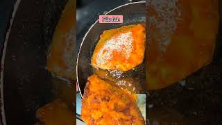 Pomfret Fish Fry 🐠 cookingshorts food [upl. by Yk]