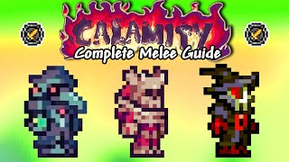 COMPLETE Melee Progression Guide for Calamity 20 Terraria 14 [upl. by Fan]