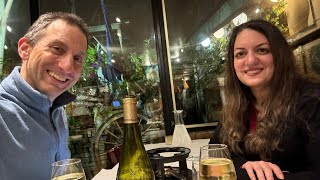 Raclette and fondue dinner in Paris with viewer Cupcake  LIVE [upl. by Ahseya451]