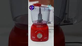 Mini Processador de alimentos 300 watts vermelho Turbo Pratic  MP16R  Mondia [upl. by Deloris]