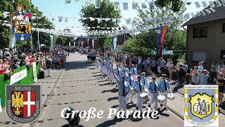 Tambourkorps Neuenhausen Bundesschützenkapelle Neuss Schützenfest Königshoven 2023 [upl. by Ahsercal]