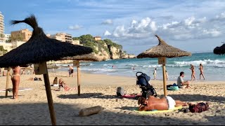 4K⛱Cala Mayor beach 🏝Mallorca Spain October 2020 [upl. by Aicia]