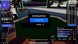 Ice Poker Game Play within Decentraland DCL Metaverse [upl. by Ardnohsal152]