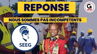 GABON DIRECT BRICE OLIGUI NGUEMA🚨  LA REPONSE DE LA SEEG  CTRI  gabon [upl. by Oretna360]