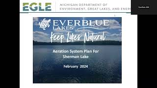 Remove and Replace the Existing Aeration System in Sherman Lake Kalamazoo County – 91824 [upl. by Balling]