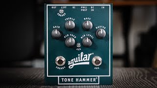 Aguilar Tone Hammer DIPreamp  DEMO [upl. by Helena]