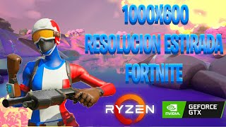 1000X600 RESOLUCION ESTIRADA FORTNITE 100 RECOMENDADA  0 IMPUT LAG  TEM7 CAP2 [upl. by Lundin]