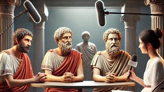 Interview with Roman playwrights Seneca Plautus and Terence [upl. by Nnomae]