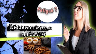 Le ginseng  remède Naturel contre la fatigue et le stress feille ginseng [upl. by Annal]