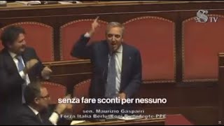 GASPARRI SCATENATO quotFATTI GRAVISSIMI ED EVERSIVI DELL’ORDINE DEMOCRATICO DA PARTE DEI GIUDICIquot [upl. by Irim]