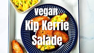 Vegan Kip Kerrie Salade  Onwijs lekker recept  Peas Maker [upl. by Sutton]