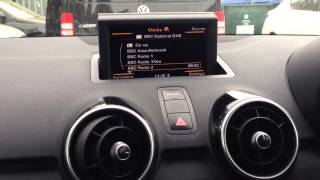 Kufatec Fistune DAB Radio installed into an Audi A1 [upl. by Ilrebma]