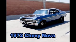 1972 Chevy Nova  Stroker Engine Chevy Nova  Hot Rod Classic Chevrolet Nova  Manual 4 Speed Nova [upl. by Aitram442]