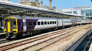 EMR Regional Full Livery 158773156405 At Sheffield From Norwich To Liverpool Lime Street [upl. by Early992]