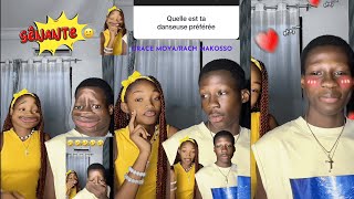 Grâce Moya 💕 Rach Makosso challenge 📈 partie 1   gracemoya tiktok rachmakosso new trending [upl. by Drazze]