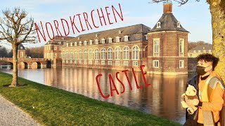 Nordkirchen castle  walking around the baroque castle  Germany [upl. by Nohsauq]