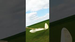 Avia 40P  dangerous dramatic landing  43m scale RC glider [upl. by Attenahs]