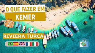 O que fazer em Kemer  Riviera Turca [upl. by Loggins]