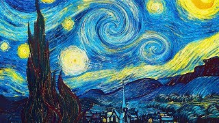 Animated Van Gogh  Beethoven Moonlight Sonata [upl. by Jeddy]