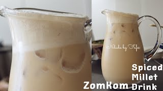 Superfood  Spiced Millet Drink ✔️ZomKomZomKoum recipe✔️ALKALINE [upl. by Redman]