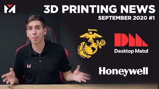 Desktop Metal Goes Public Porsche 3D Prints Pistons 3D Printing News 1 September 2020 [upl. by Ynohtnaeoj]