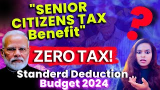 What for SENIOR CITIZENS Income Tax Slab Rates  Budget 2024 [upl. by Xylon]