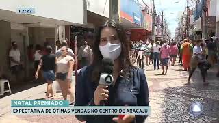 Lojistas do Centro de Aracaju esperam alta nas vendas em período de Natal  Balanço Geral Sergipe [upl. by Wat]